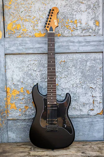 JET JS-407 MBK R Электрогитара 7-ми струнная, Stratocaster.