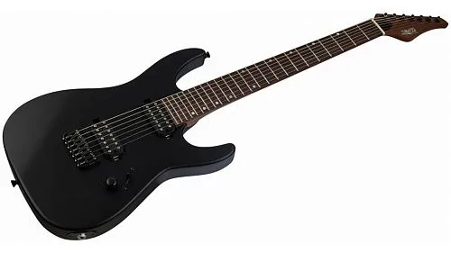 JET JS-507 BK Электрогитара 7-ми струнная, Superstrat.