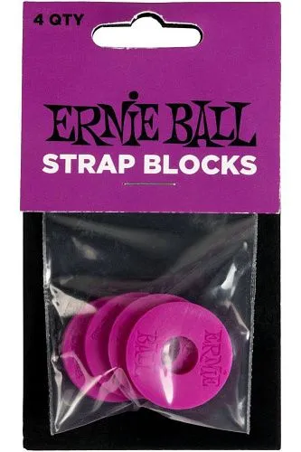 Ernie Ball 5618 Резиновые фиксаторы ремня (стреплоки) 4 шт.