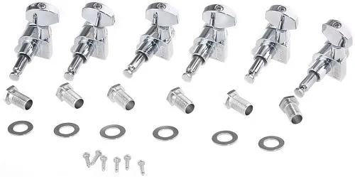 Musiclily MX1368CR-6 Комплект колков универсальный для гитары, 6л, локовые, хром.