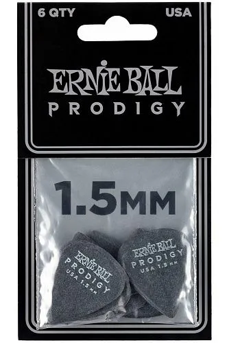 Ernie Ball 9200 Prodigy Black Набор медиаторов.
